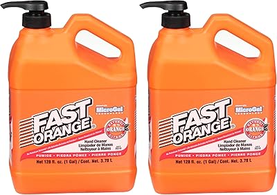 Fast Orange Permatex 25219 Pumice Lotion Hand Cleaner, 2 Gallons (Pack of 2)
