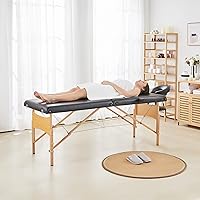 Yaheetech Massage Table 28 inch, Black — image 2