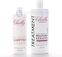 Chelly Brazilian Keratin Treatment Chocolate & Clarifying Shampoo Combo 32oz + 16oz — image 2