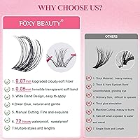 CCODDY Lash Clusters Kit - Wispy Natural & Manga Spiky 8-16mm D Curl — image 7