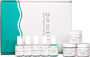 DipWell Dip Powder Nail Kit Glitter Starter Review