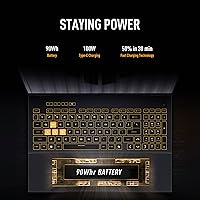 ASUS TUF F16 Gaming Laptop, Intel Core i7-14650HX, NVIDIA GeForce RTX 5060, 64GB RAM, 4TB SSD — image 6