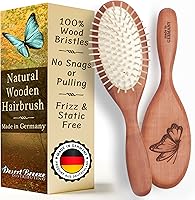 Desert Breeze Wooden Hair Brush — image 1