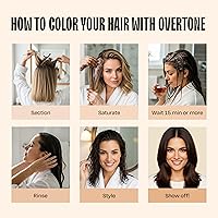 Overtone Color Depositing Semi-Permanent Hair Dye Conditioner - Espresso Brown, 8oz — image 10