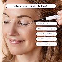 Rumi Cosmetiques LushLine+ Waterproof Eyeliner Pencil - Dark Brown — image 3