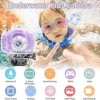 FKATEEN Kids Waterproof Camera 12MP 1080P — image 2