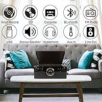 dl 10-in-1 Bluetooth Record Player — image 2