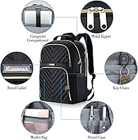 Kuosdaz Travel Laptop Backpack, 15.6 Inch — image 6