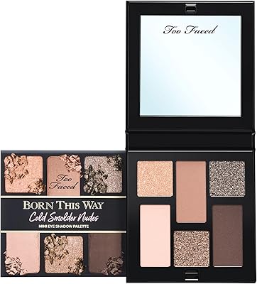 Too Faced Born This Way Natural Nudes Mini Eye Shadow Palette - 6 Shades, Cold Smolder Nudes