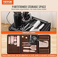 VEVOR Beauty Salon Trolley Cart with 5 Drawers and Dryer Holder — image 2