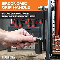 Iron Forge Cable 50ft 50 Amp RV Power Cord Reel — image 5