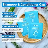 OK TAPE No Water Shampoo Caps 6 Pack (Lavender, Verbena, Cucumber Scents) — image 3