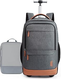 BAGSMART Rolling Travel Backpack 17 Inch Review