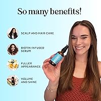 Maple Holistics Volumizing Biotin Hair Serum 4oz — image 3