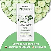 Schmidt's Aluminum-Free Vegan Deodorant Fresh Cucumber 4 Count — image 4