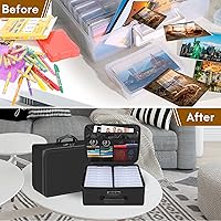 DocSafe Fireproof Photo Storage Box with Lock, 16 Inner 4″ x 6″ Photo Cases — image 5