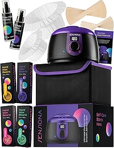 Sensiona Hot Wax Kit for Hair Removal Review
