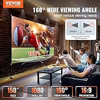 VEVOR 150-inch Projector Screen with Stand — image 2