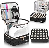 Partreko Clear Nail Polish Organizer with Nail Lamp — image 1