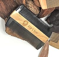 Man & Mane Premium Natural Ox Horn and Sandalwood Beard Comb — image 3