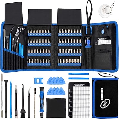 STREBITO 142-Piece Precision Screwdriver Set