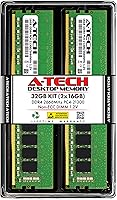 A-Tech 32GB (2x16GB) DDR4 2666 MHz UDIMM Desktop RAM — image 1