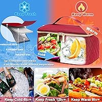 Weitars Laptop Backpack with Lunch Box Set — image 3