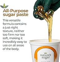 Nature's Sugar Wax Sugaring Paste for Legs, Back, Arms, Chest (1 All Purpose, 1 Firm) — image 3