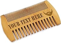 My Personal Memories Custom Engraved Wooden Beard Comb — image 1