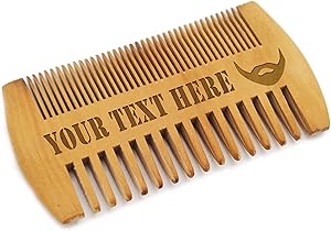 My Personal Memories Custom Engraved Wooden Beard Comb Review