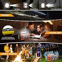 FQBLXY 30000mAh AM/FM NOAA Weather Radio — image 6