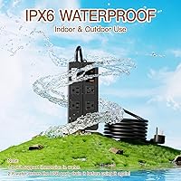 VNJ Outdoor Power Strip with 6AC Outlets + 4USB Ports — image 2