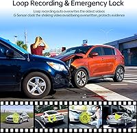 LAMTTO C310 Dual Dash Cam 1080P Front and Interior — image 6