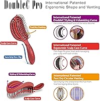 NuWay 4HAIR DoubleC PRO Detangling Brush (Red) — image 2