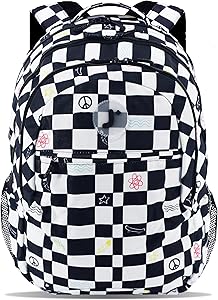 J World New York School Backpack JWS-49 Icon Checkers