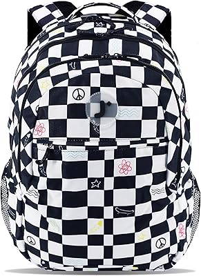 J World New York School Backpack JWS-49 Icon Checkers