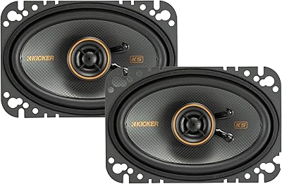 Kicker 51KSC4604 KS-Series 4x6 Coaxial Speakers