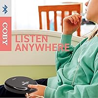 Coby Portable Bluetooth CD Player CD201BK — image 6