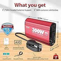Giandel PS-300B 300W Pure Sine Wave Power Inverter with PD30W USB-C and QC 3.0 Ports — image 7
