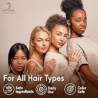 INFINA ESSENTIALS Castor Oil Shampoo and Conditioner Set 16oz — image 7