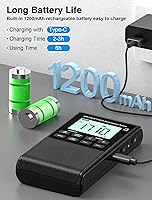 Jazmm Bluetooth AM/FM Radio with 1200mAh Battery — image 5