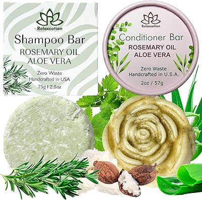 Relaxcation Organic Rosemary & Aloe Vera Shampoo Bar