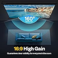 VIVOHOME 80-Inch Manual Pull Down Projector Screen — image 7