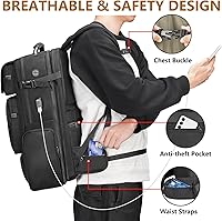 MATEIN Expandable Travel Backpack 52L with Shoe Compartment — image 5
