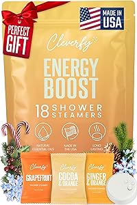 Cleverfy Citrus Shower Steamers – Energy Boost Pack (18 Tablets) Review