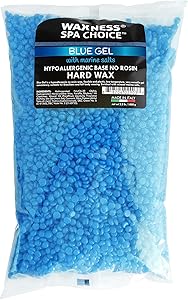 Waxness Spa Choice No Rosin Blue Gel Hard Wax Beads 2.2 lb Review