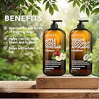 Majestic Pure Apple Cider Vinegar Shampoo & Avocado Coconut Conditioner Set, 16oz each — image 5
