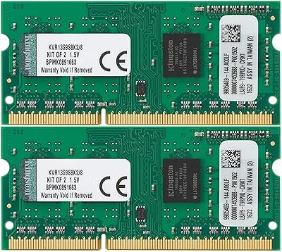 Kingston ValueRAM 8GB Kit (2x4GB) 1333MHz DDR3 SODIMM