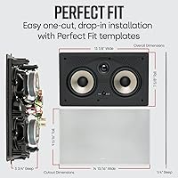 Polk Audio 255c-RT In-Wall Center Channel Speaker — image 3