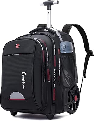 Meijieluo 22-inch Rolling Backpack with Wheels